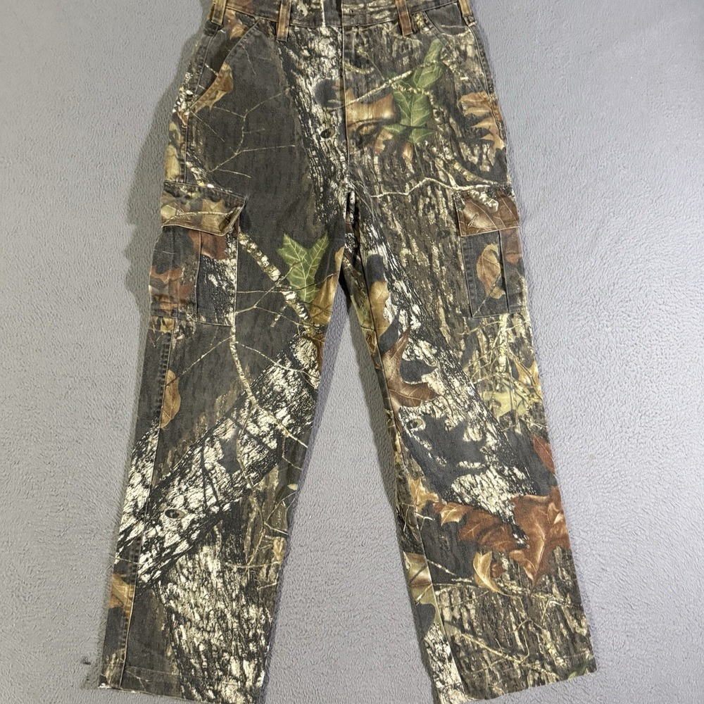 Russell Outdoors Pants‎ Youth Large 14-18 Camo Cargo Hunting Hiking Outdoors